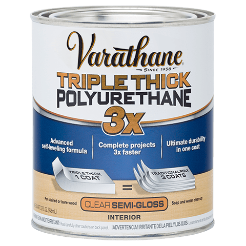 VARATHANE QT Triple Thick Polyurethane - Semi-Gloss 3X / / CLEAR_SEMIGLOSS