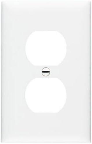 Pass & Seymour 1 Gang Jumbo Wall Plate for 1 Duplex, White WHITE / 1G