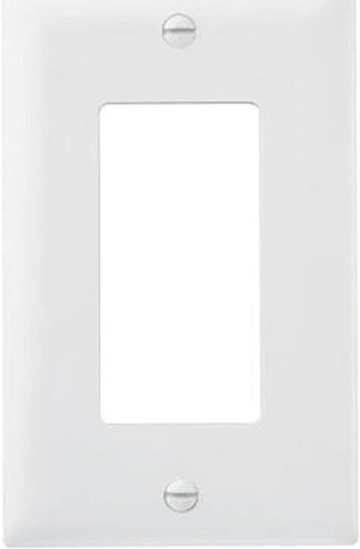 Pass & Seymour 1 Gang Decorator Wall Plate, White WHITE / 1G