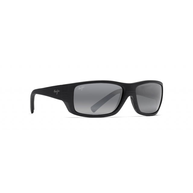 Maui Jim Wassup Matte Black Wood Grain - Neutral Grey