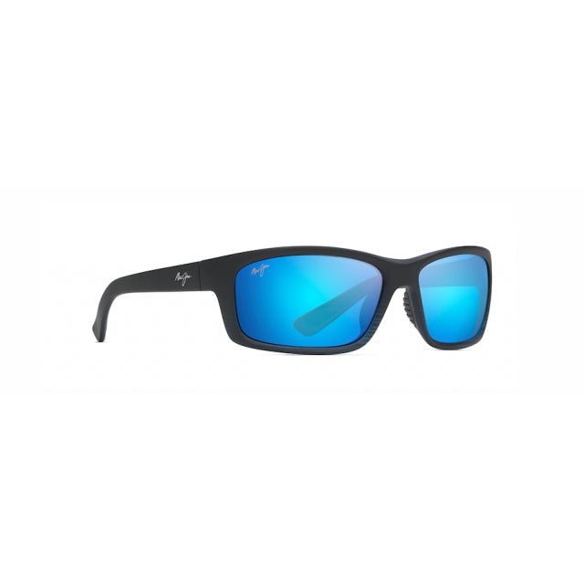 Maui Jim Kanaio Coast Matte Translucent Blue Black w/ Stripe - Blue Hawaii