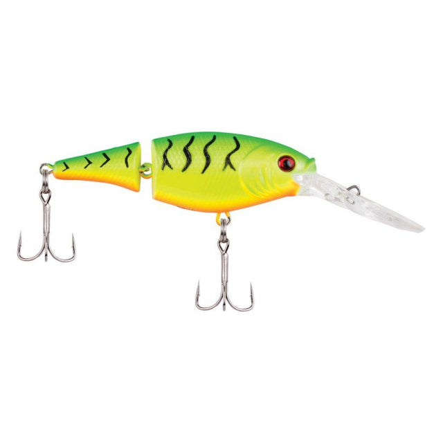 Berkley Flicker Shad Jointed | 1/5 oz | 2in | 5cm | 8 | 5'-7' | 1.5m-2.1m | Model #FFSH5J-FT Firetiger