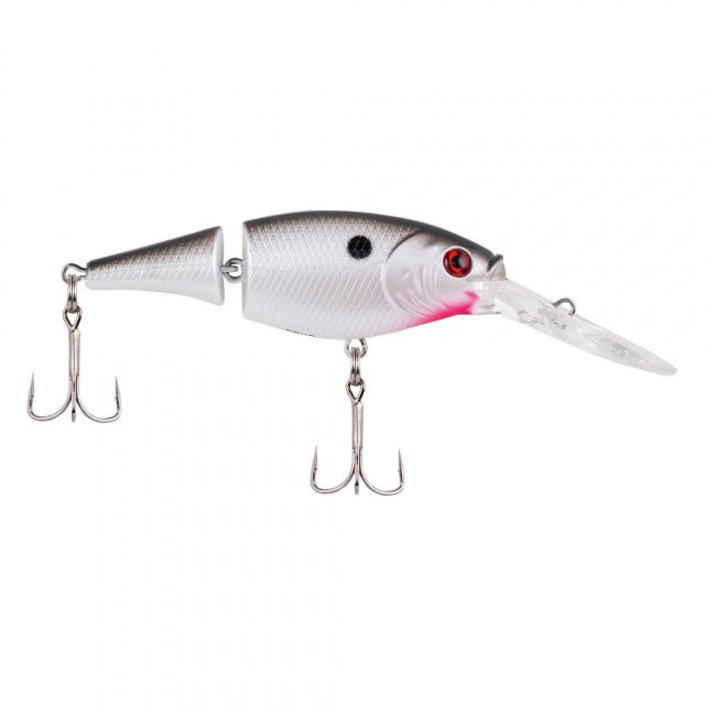 Berkley Flicker Shad Jointed | 1/3 oz | 2 3/4in | 7cm | 6 | 7'-9' | 2.1m-2.7m | Model #FFSH7J-PW Pearl White