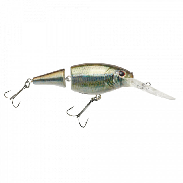 Berkley Flicker Shad Jointed | 1/5 oz | 2in | 5cm | 8 | 5'-7' | 1.5m-2.1m | Model #FFSH5J-HDEMS HD Emerald Shiner