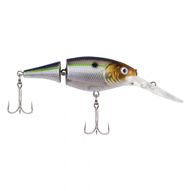 Berkley Flicker Shad Jointed | 1/5 oz | 2in | 5cm | 8 | 5'-7' | 1.5m-2.1m | Model #FFSH5J-BLUSM Blue Smelt