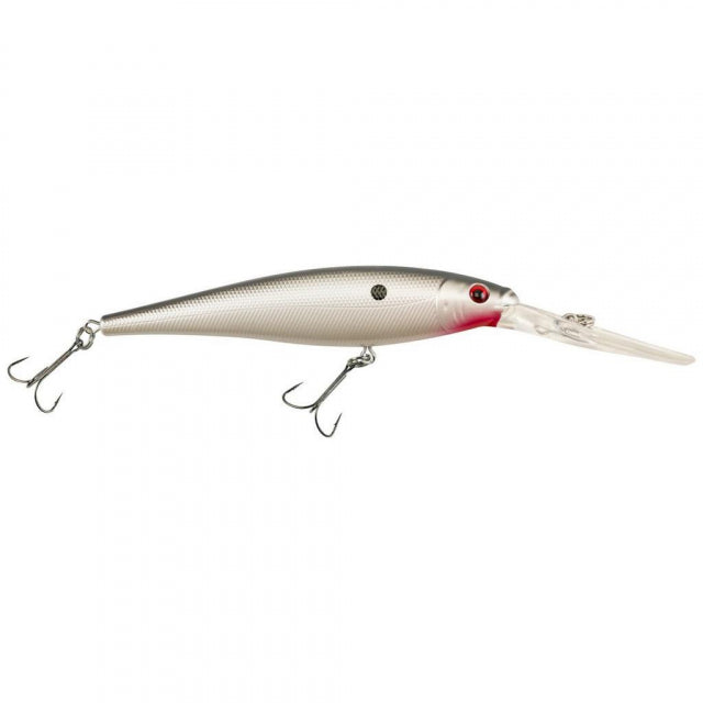 Berkley Flicker Minnow | 1/4 oz | 3in | 7.5cm | 8 | 14'-17' | 4.3m-5.2m | Model #FFMN7D-PW Pearl White