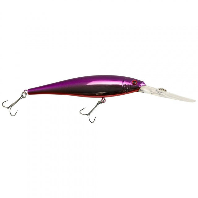 Berkley Flicker Minnow | 1/4 oz | 3in | 7.5cm | 8 | 14'-17' | 4.3m-5.2m | Model #FFMN7D-PPF Purple Flash