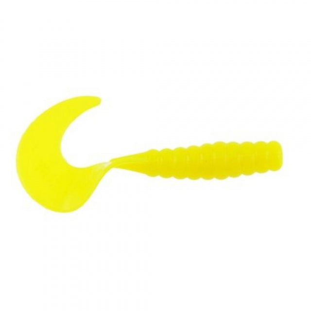 Berkley PowerBait Power Grubs | 3in | 8cm | Model #PBHPG3-YE Yellow