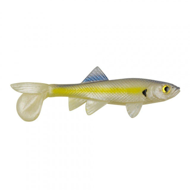 Berkley PowerBait Sick Fish | 3in | 8cm | Model #PBBSF3-CS Chartreuse Shad