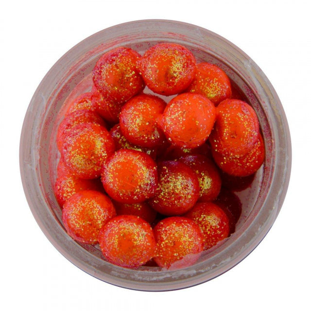 Berkley Sparkle Power Eggs Floating Magnum Fluorescent Orange with Scales