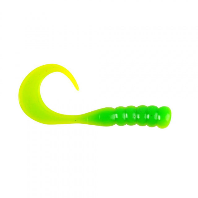 Berkley PowerBait Ribbontail Grubs Green Chartreuse