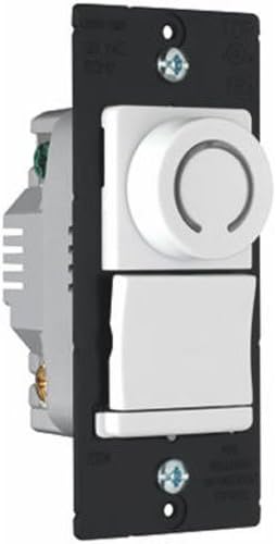 Pass & Seymour 700W 3-Way Rotary Dimmer, White WHITE / 700W
