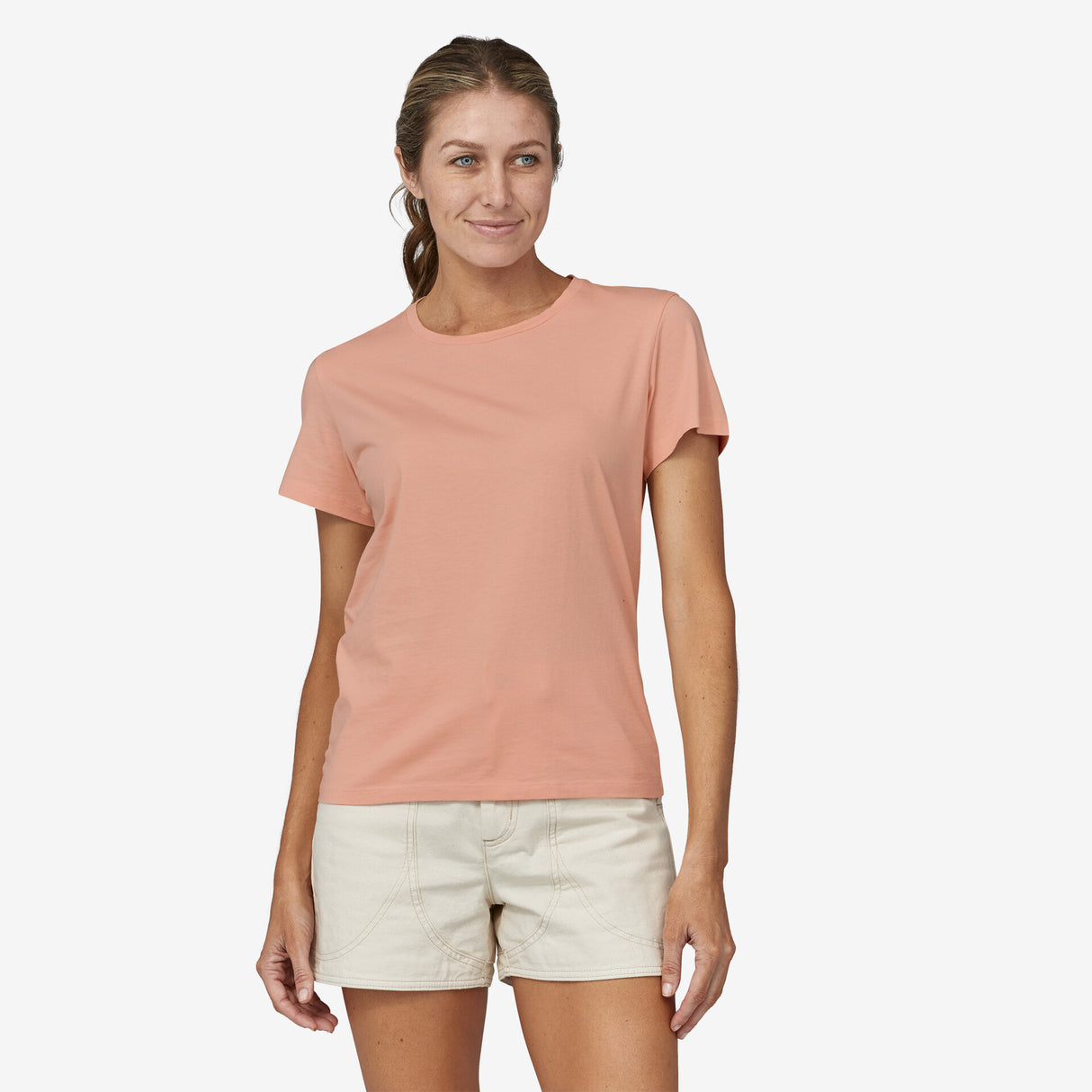 Patagonia Women's Regenerative Organic Certified Cotton Tee Antique pink