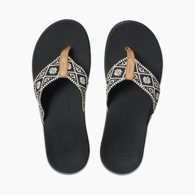 Girl's Reef Ortho Woven Black/White