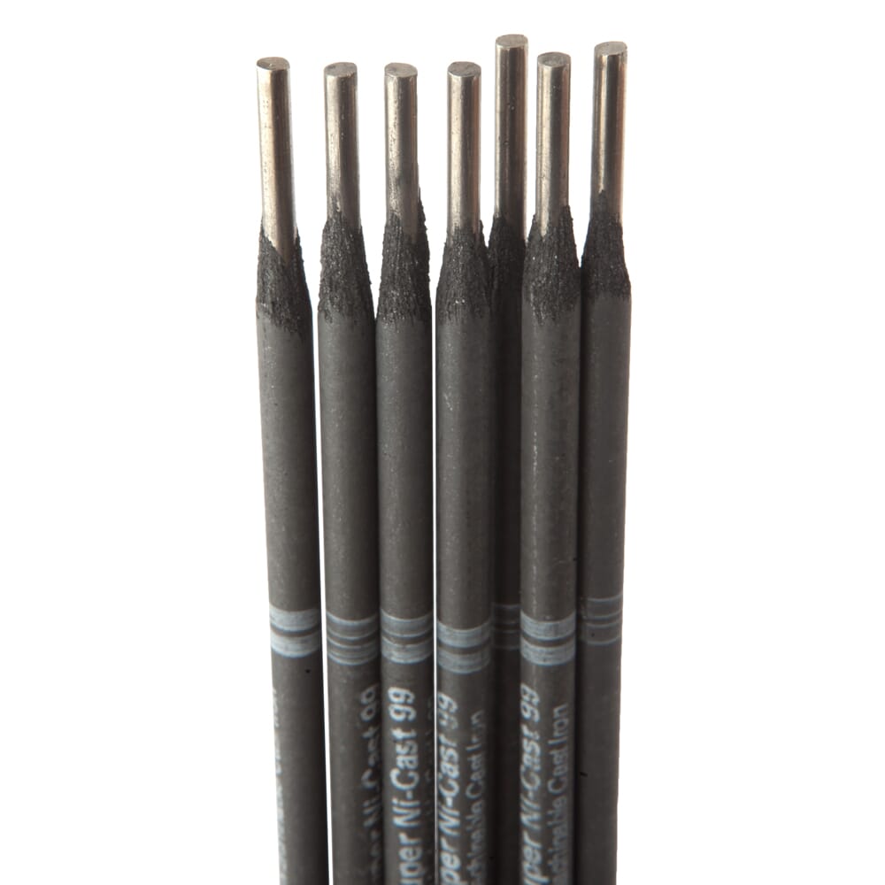 Forney E Ni-CI, Cast Iron 99 Electrode, 1/8 in x 1/2 Pound NICKEL99 / / 1/2LB