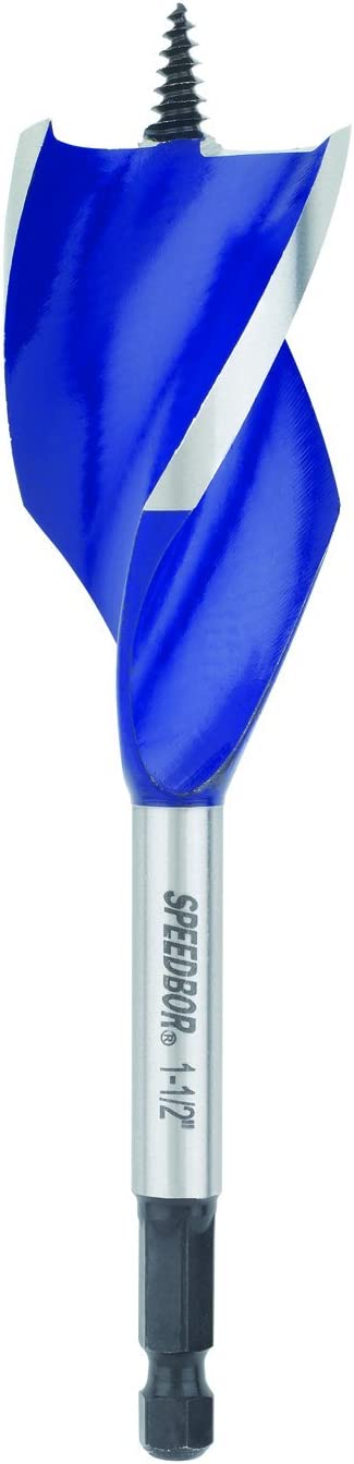 IRWIN INDUSTRIAL TOOL SPEEDBOR MAX Tri Flute Drill Bit 1-1/2 in. X 6 in.