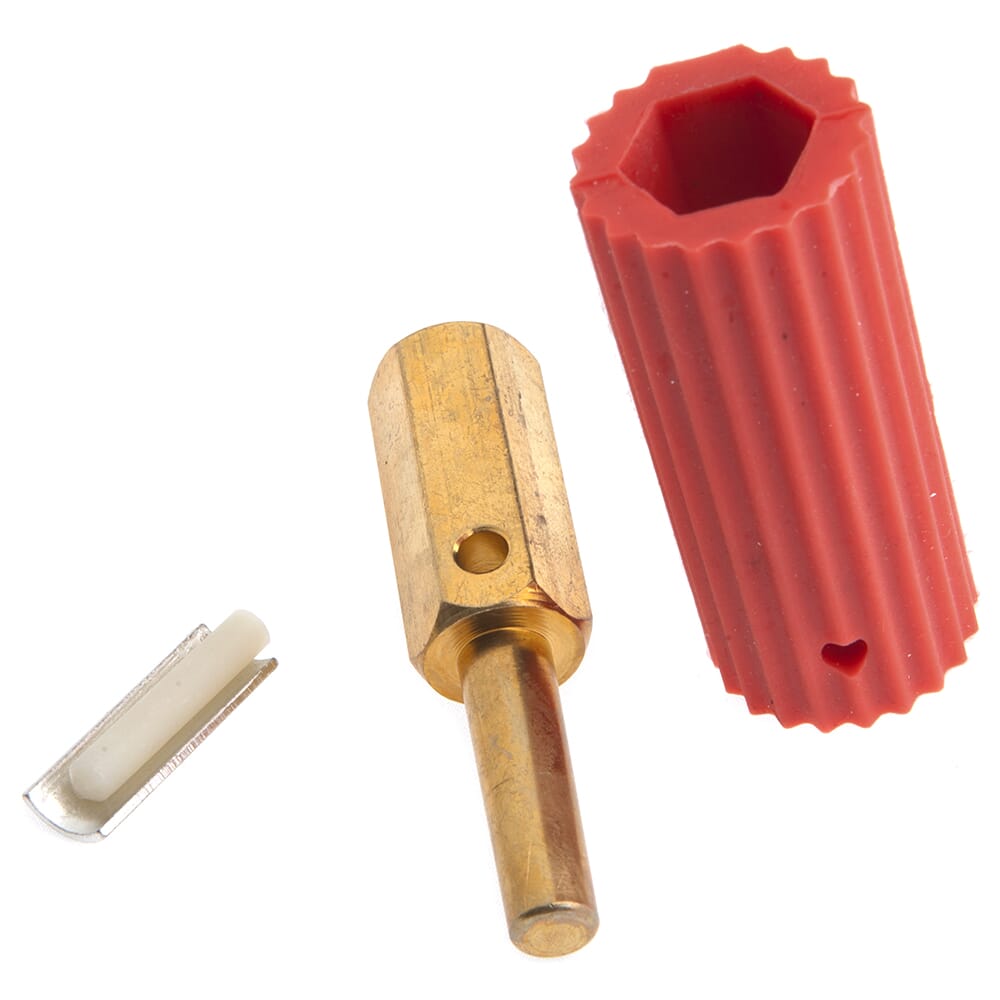 Forney Plug, Male with Red Sleeve (32483)