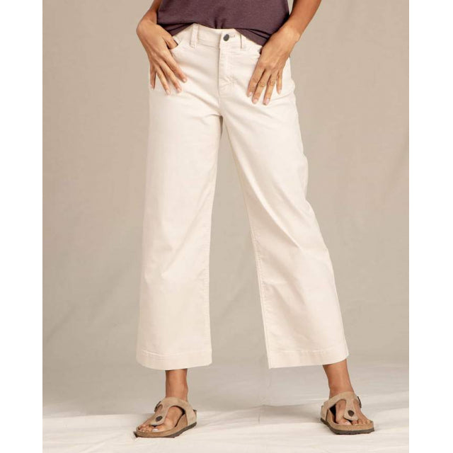 Toad & Co Women's Earthworks Wide Leg Pant Salt