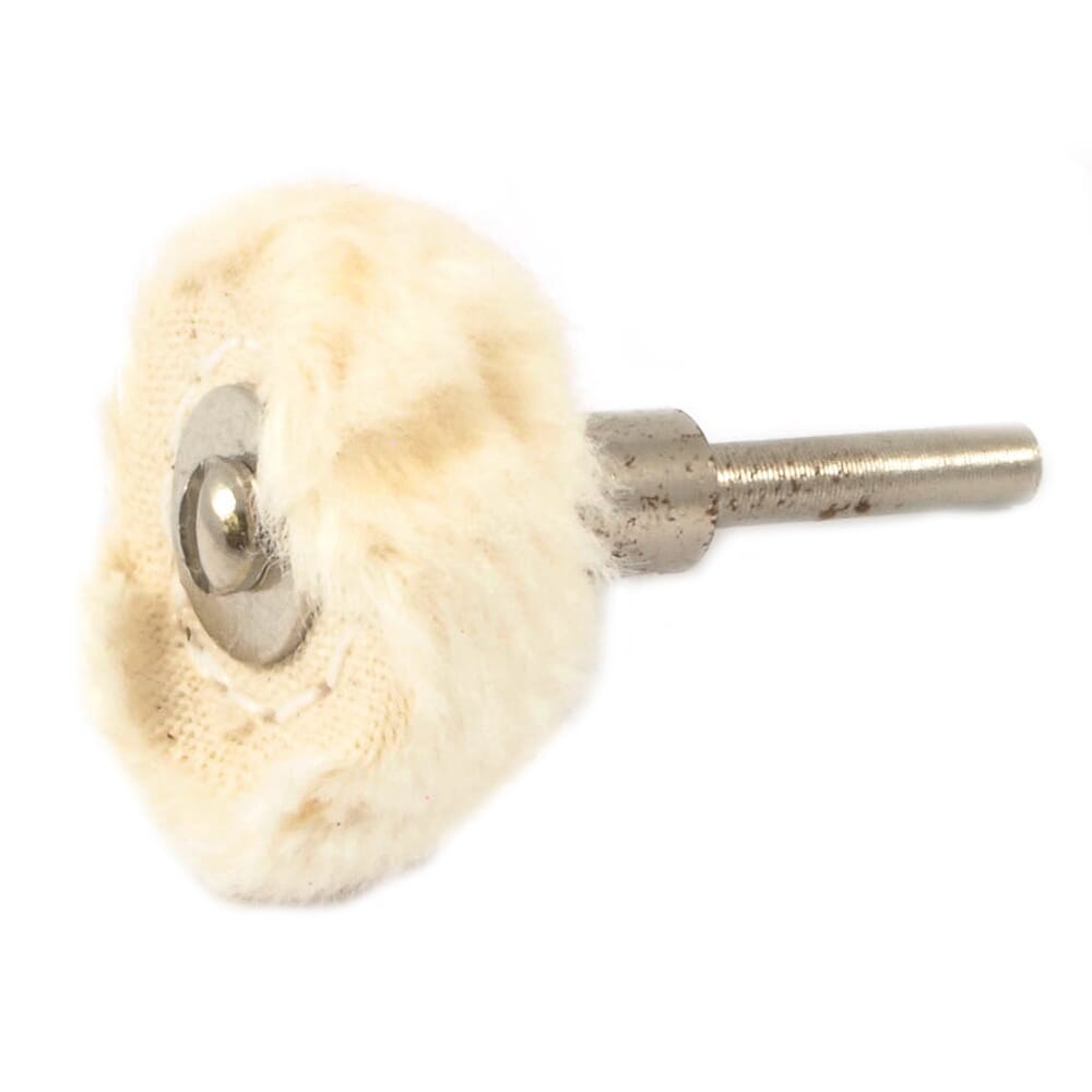 Forney Buffing Wheel, Cotton, 1 in x 1/8 in Shaft