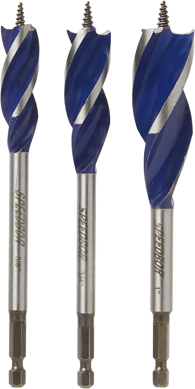 IRWIN INDUSTRIAL TOOL 3PC TRI FLUTE DRILL BIT SB MAX 5/8_3/4_1 in. 3PC