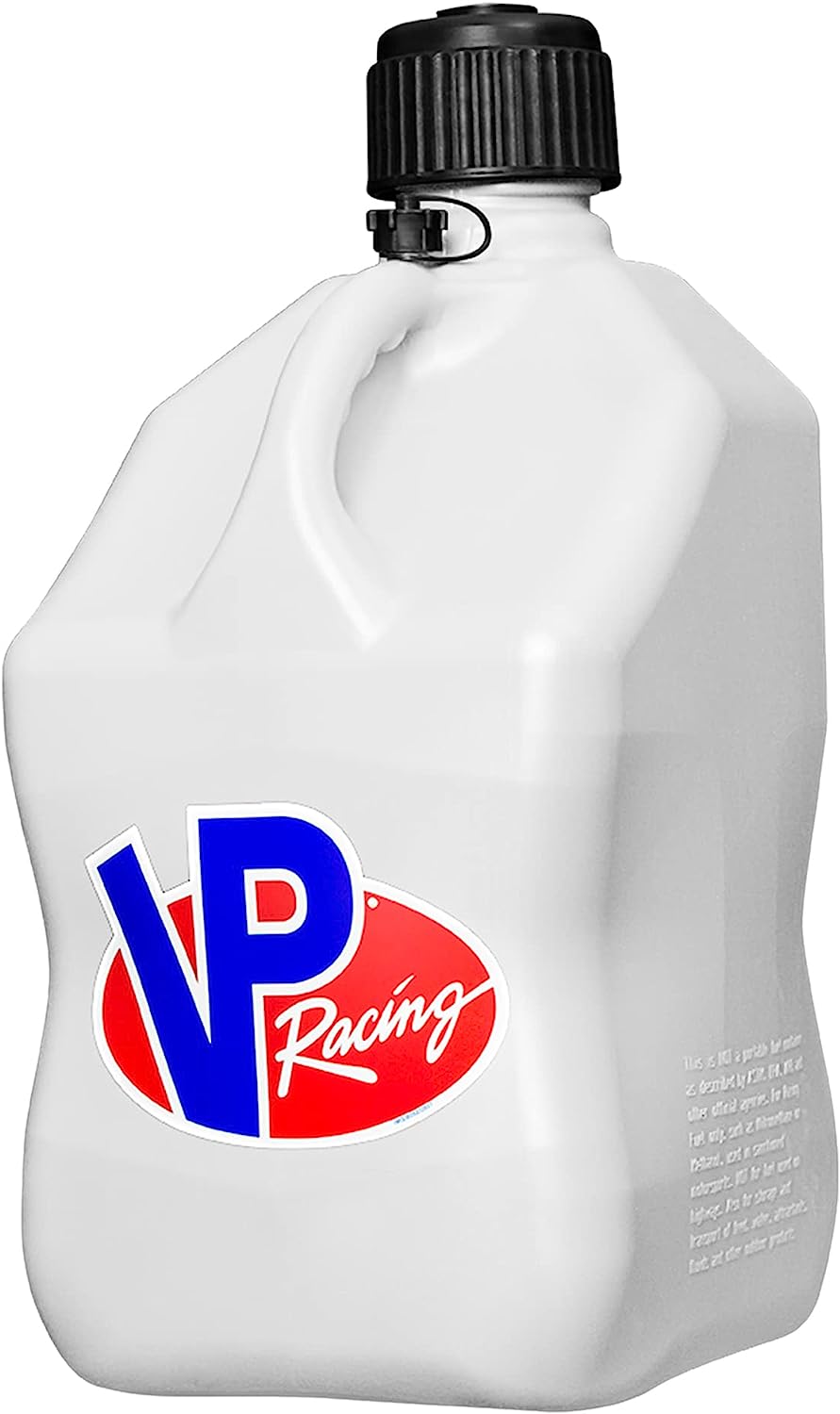 Vp Racing 5.5 Gallon Square Motorsport Container - White White