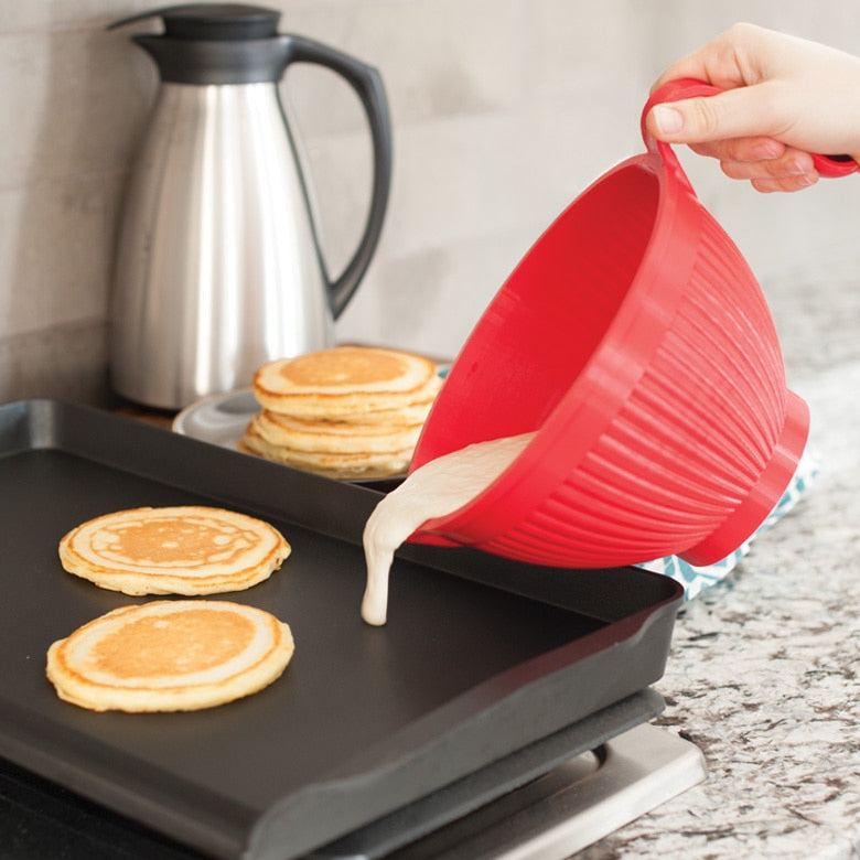 Nordic Ware Better Batter Bowl RED