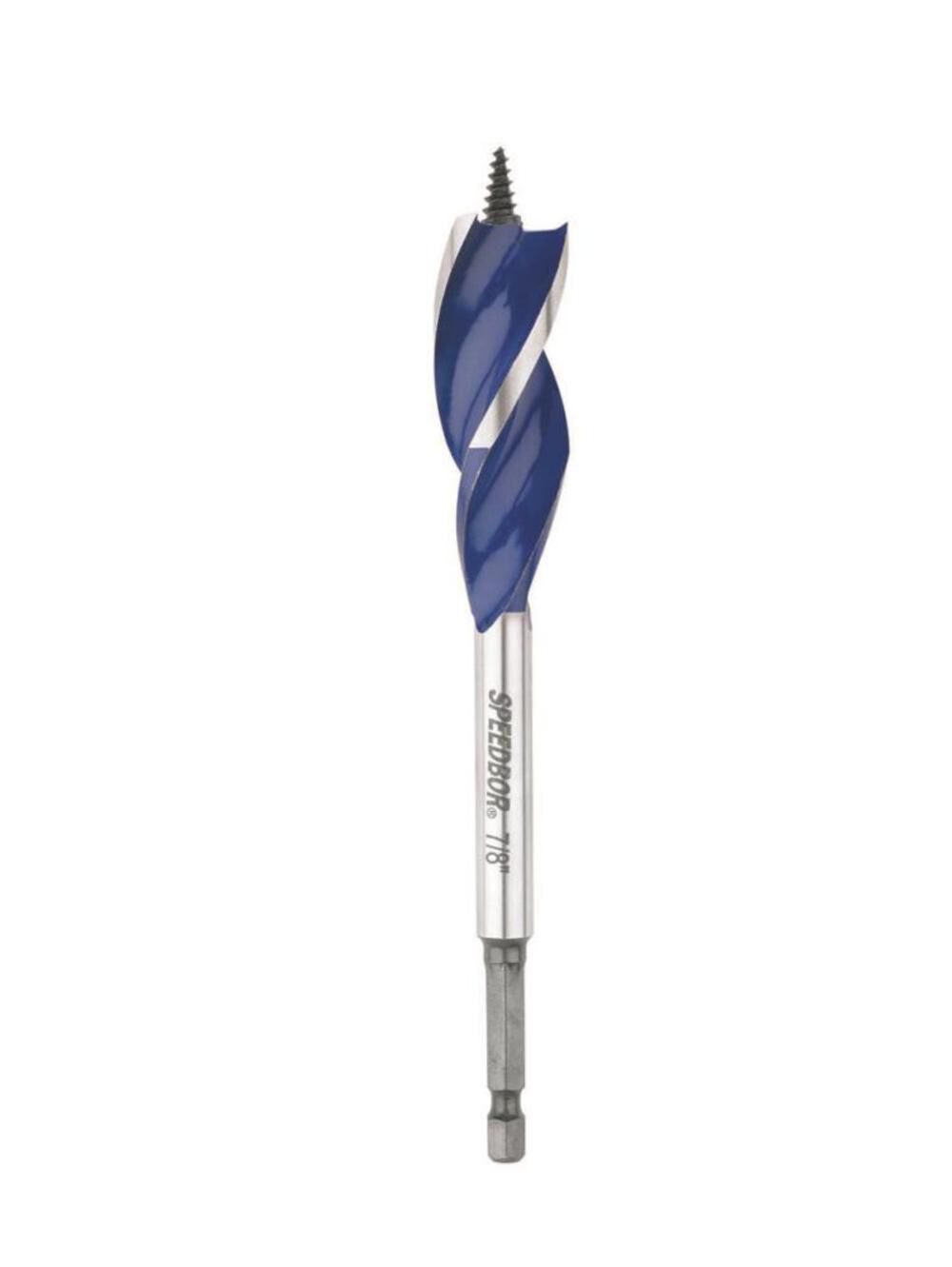 IRWIN INDUSTRIAL TOOL SPEEDBOR MAX Tri Flute Drill Bit 7/8 in. X 6 in. 7/8X6