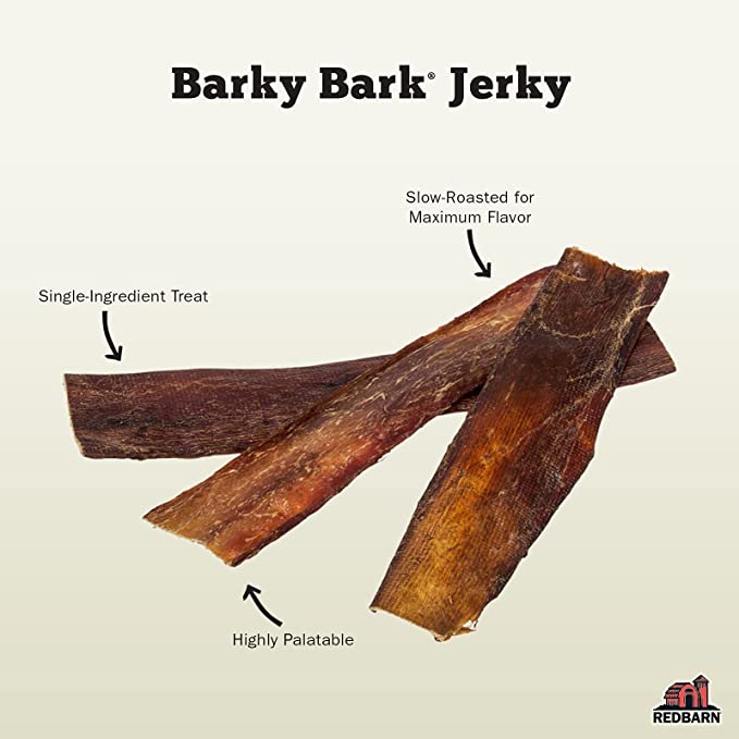 Red Barn Barky Bark 100% Beef Jerky Chew for Dogs, Large