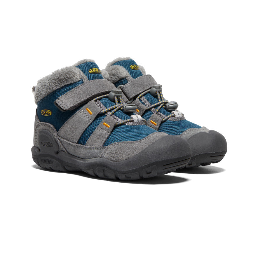 Keen Children's Knotch Chukka Boot STL_GRY/BLU_WNG_TEAL / / M