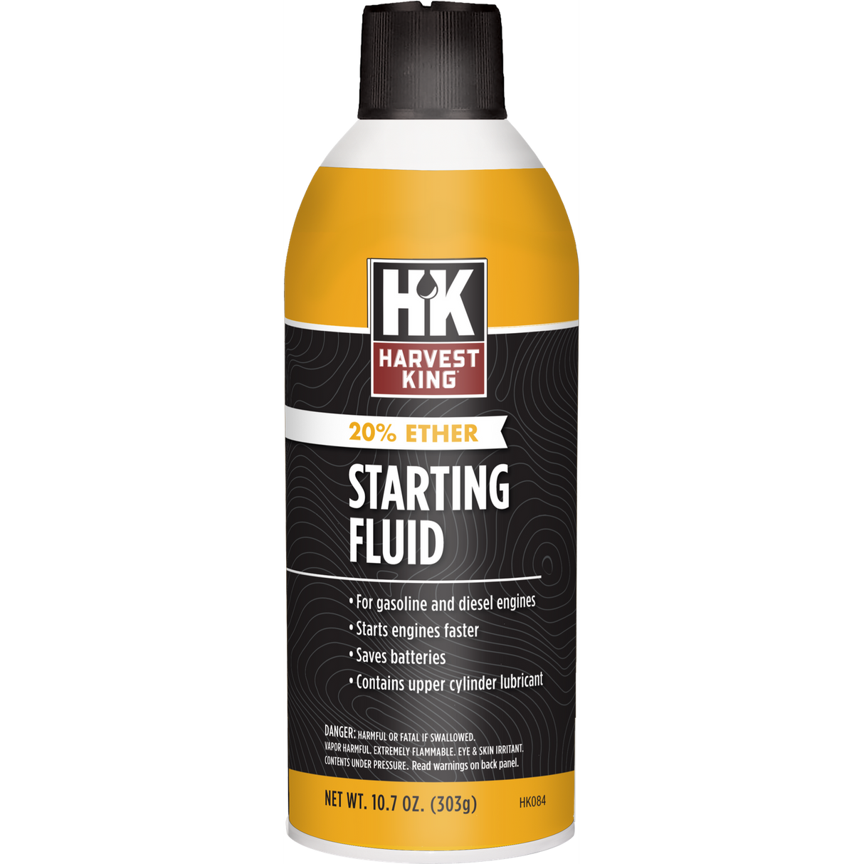 Harvest King 20% Ether Starting Fluid, 10.7oz