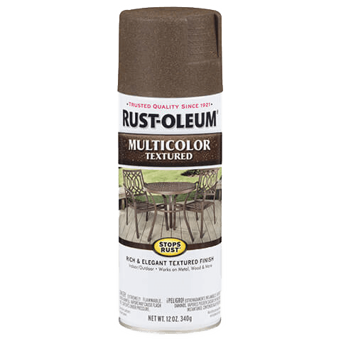 RUST-OLEUM 12 OZ Stops Rust MultiColor Textured Spray Paint - Autumn Brown AUTUMN_BROWN