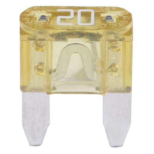 Pico ATM Mini 20 Amp Fuse, Yellow, 5 pack