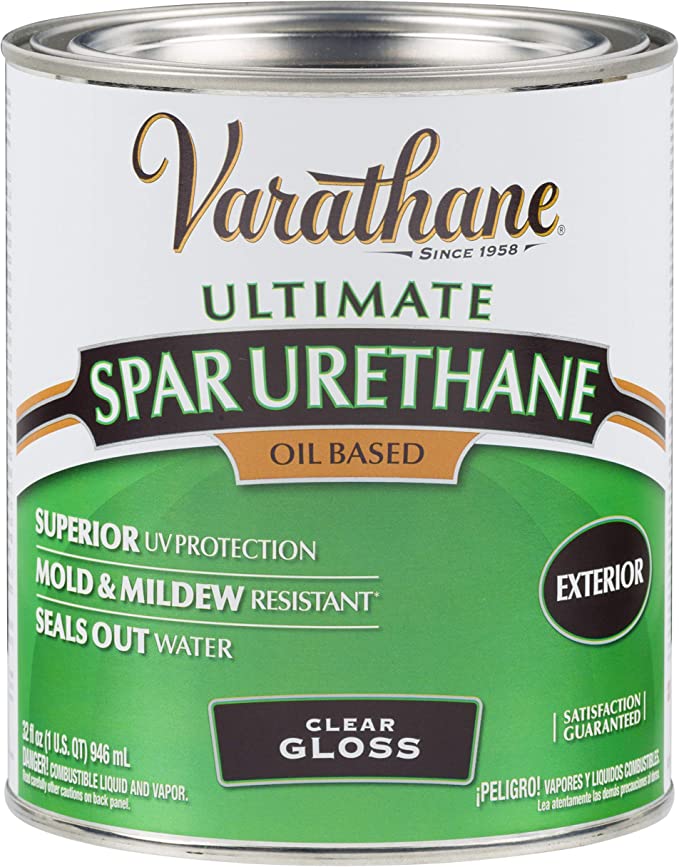 VARATHANE QT 275 VOC Oil-Based Exterior Spar Urethane - Gloss CLEAR / / GLOSS