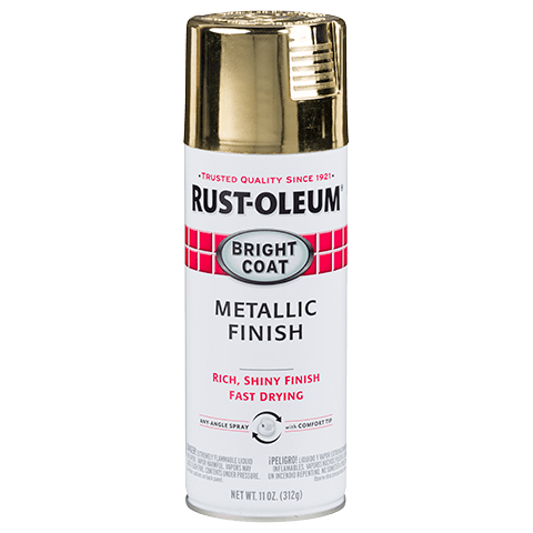 RUST-OLEUM 12 OZ Stops Rust Bright Coat Spray Paint - Gold GOLD