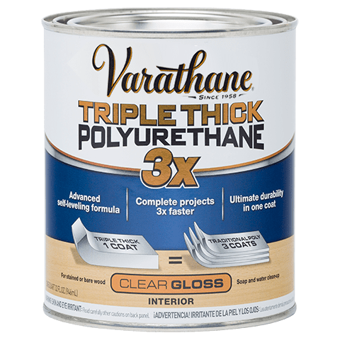 VARATHANE QT Triple Thick Polyurethane - Gloss 3X / / CLEAR_GLOSS