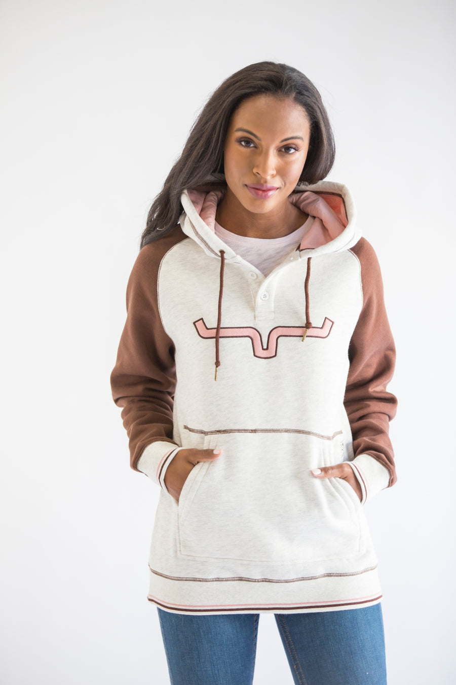 Kimes Ranch Amigo Hoodie OUTEAL_HEATHER / M
