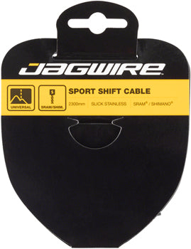 JAGWIRE Sport Shift Cable - 1.1 x 2300mm, Slick Stainless Steel, For SRAM/Shimano SLICK / / 1.1MM