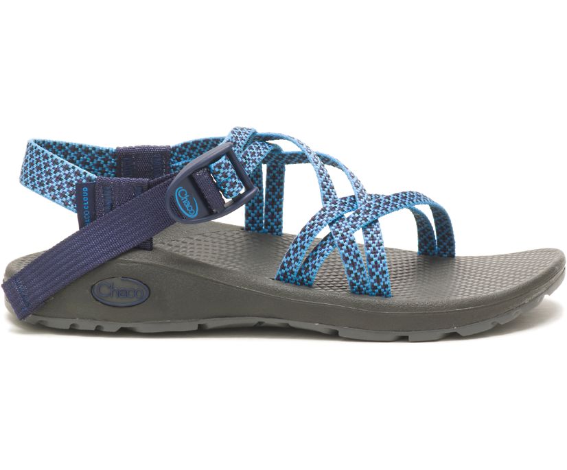 Chaco Women's ZX/1 Cloud Sandal Puzzle Azure Blue / / M