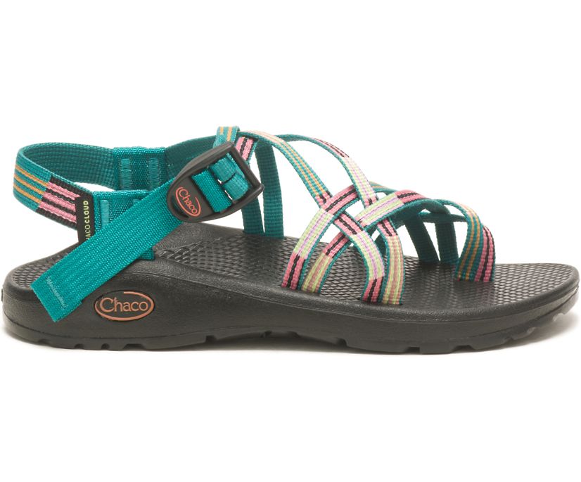 Chaco Women's ZX/2 Cloud Sandal LINE_HANG_TEAL / / M