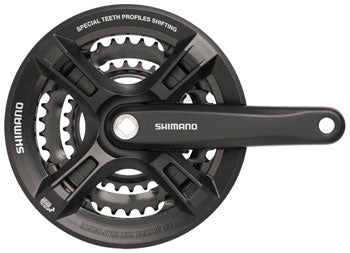 SHIMANO ALTUS M311 7/8SPD SQUARE CRANKSET BLACK / / 28/38/48T