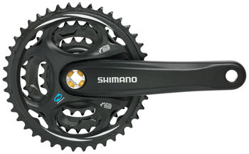 SHIMANO ALTUS FC-M311 7/8-SPEED RIVETED SQUARE TAPER CRANKSET BLACK / / 42/32/22T