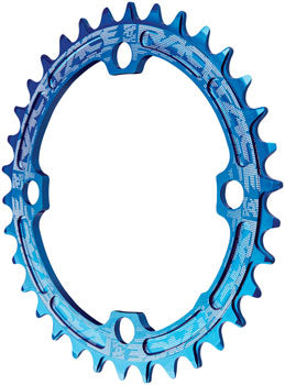 Race Face RACEFACE NARROW WIDE CHAINRING: 104MM BCD, 32T, BLUE BLUE / / 32T