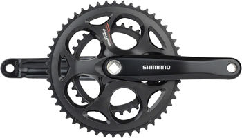 SHIMANO TOURNEY FC-A070 CRANKSET - 170MM, 7/8-SPEED, 50/34T, RIVETED, SQUARE TAP BLACK / / 50/34T
