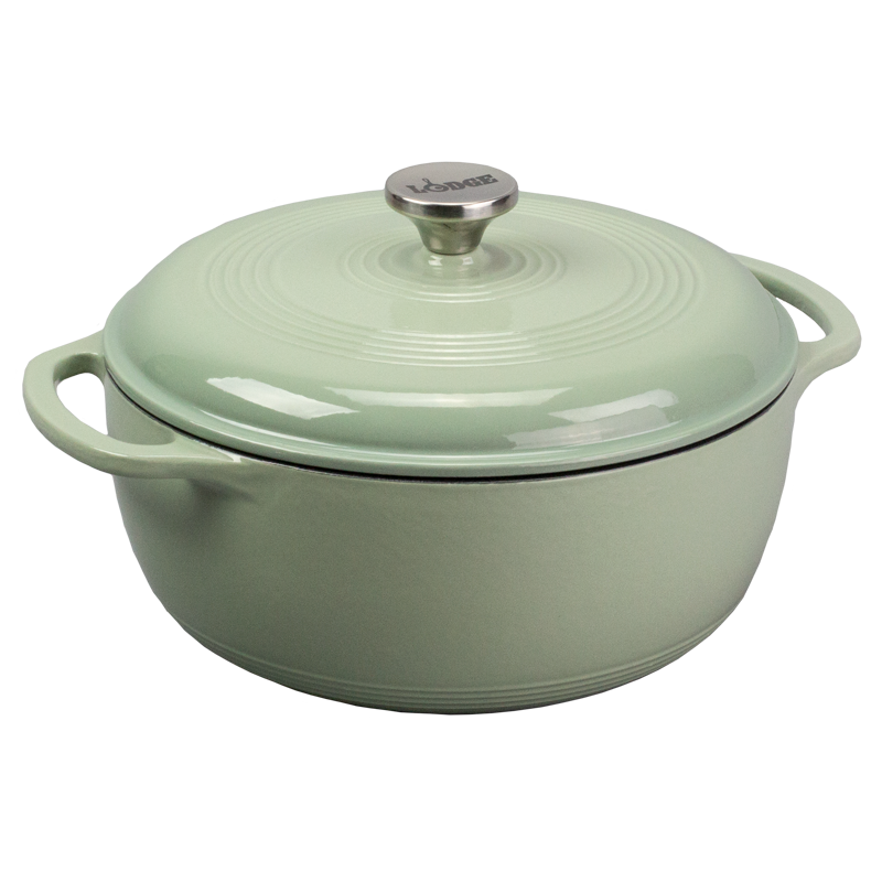 LODGE MANUFACTURING ENAMEL DUTCH OVEN DESERT_SAGE