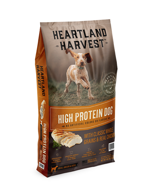 Heartland Harvest High Protein Dog with Classic Whole Grains & Real Chicken