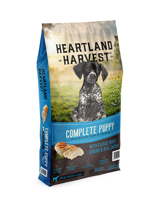 Heartland Harvest Complete Puppy with Classic Whole Grains & Real Chicken
