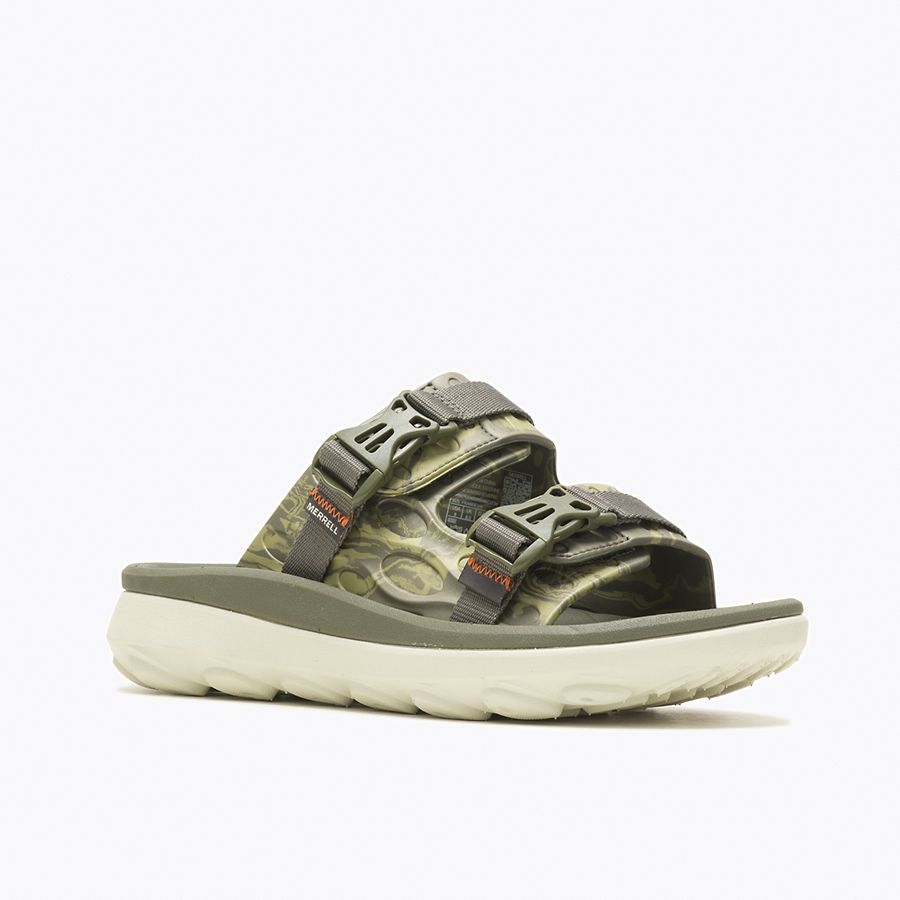 MERRELL Men's Hut Ultra Wrap Sandal OLIVE / / M