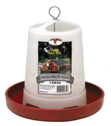 Miller MFG 3 Pound Plastic Hanging Poultry Feeder