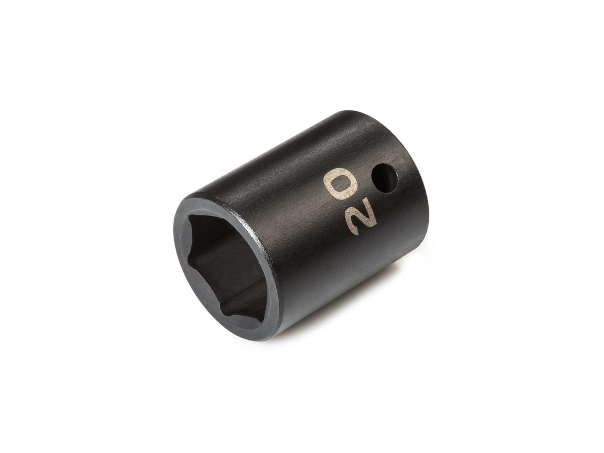 Tekton 1/2 Inch Drive x 20 mm 6-Point Impact Socket / 1/2_DR