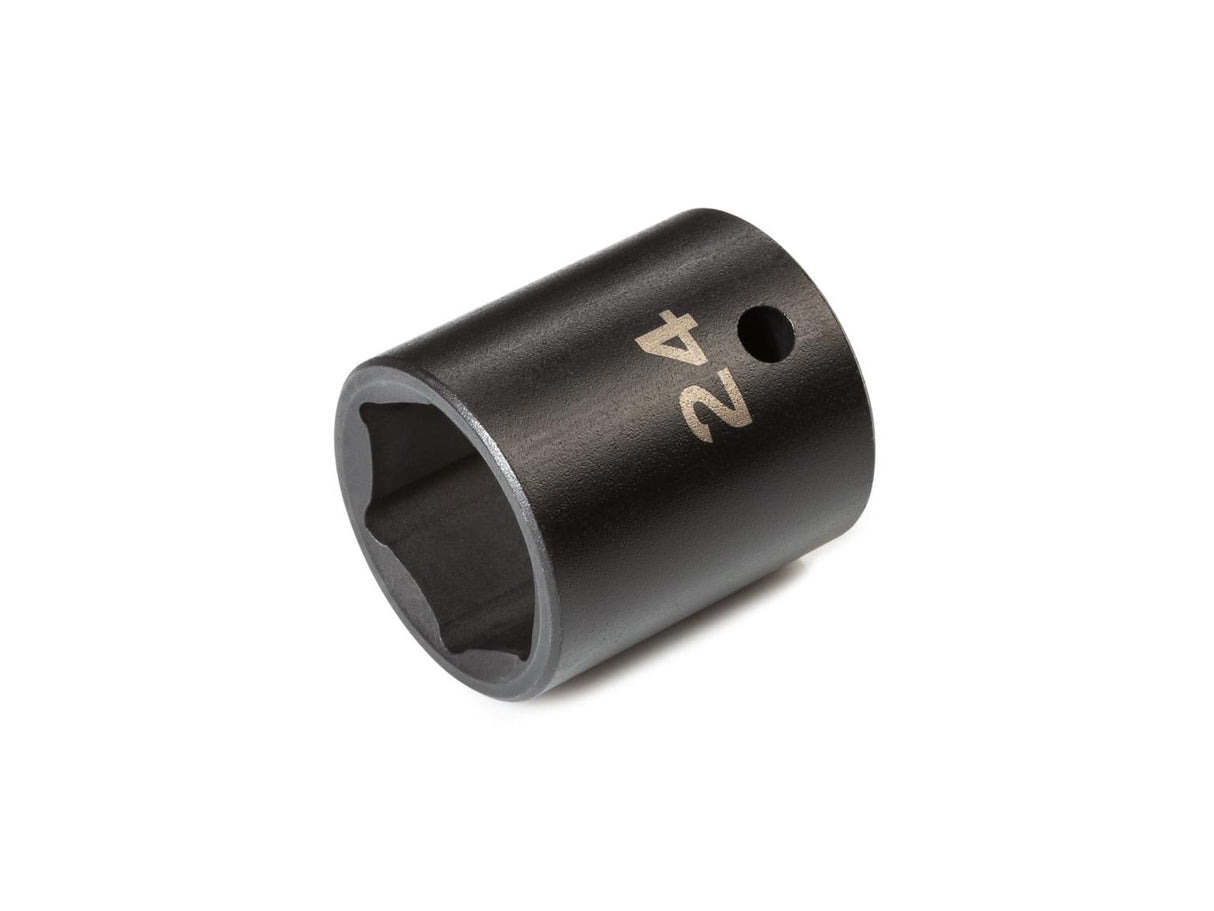 Tekton 1/2 Inch Drive x 24 mm 6-Point Impact Socket / 1/2_DR